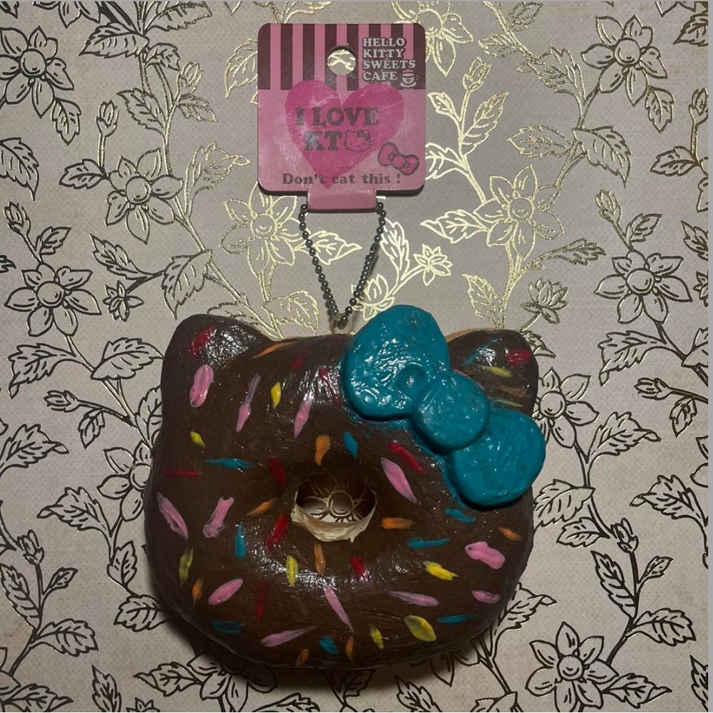 Sanrio Hello Kitty Sprinkle Donut Squishy Toy Collectable